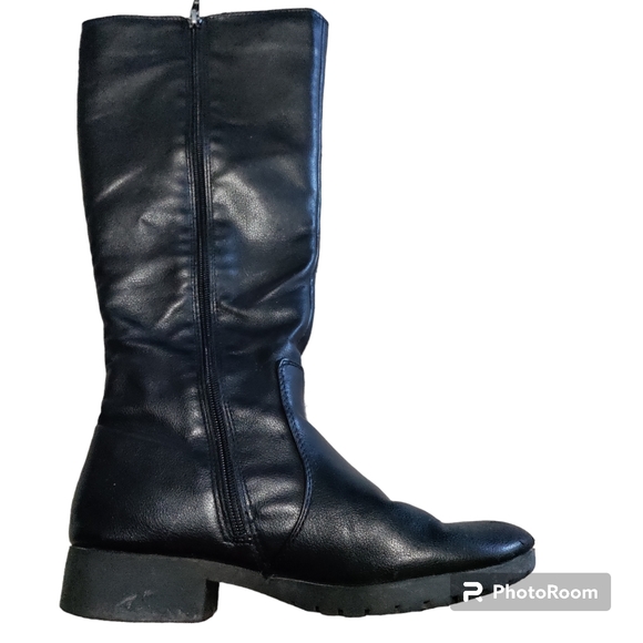 Black long boots size 8.5 - Picture 12 of 12